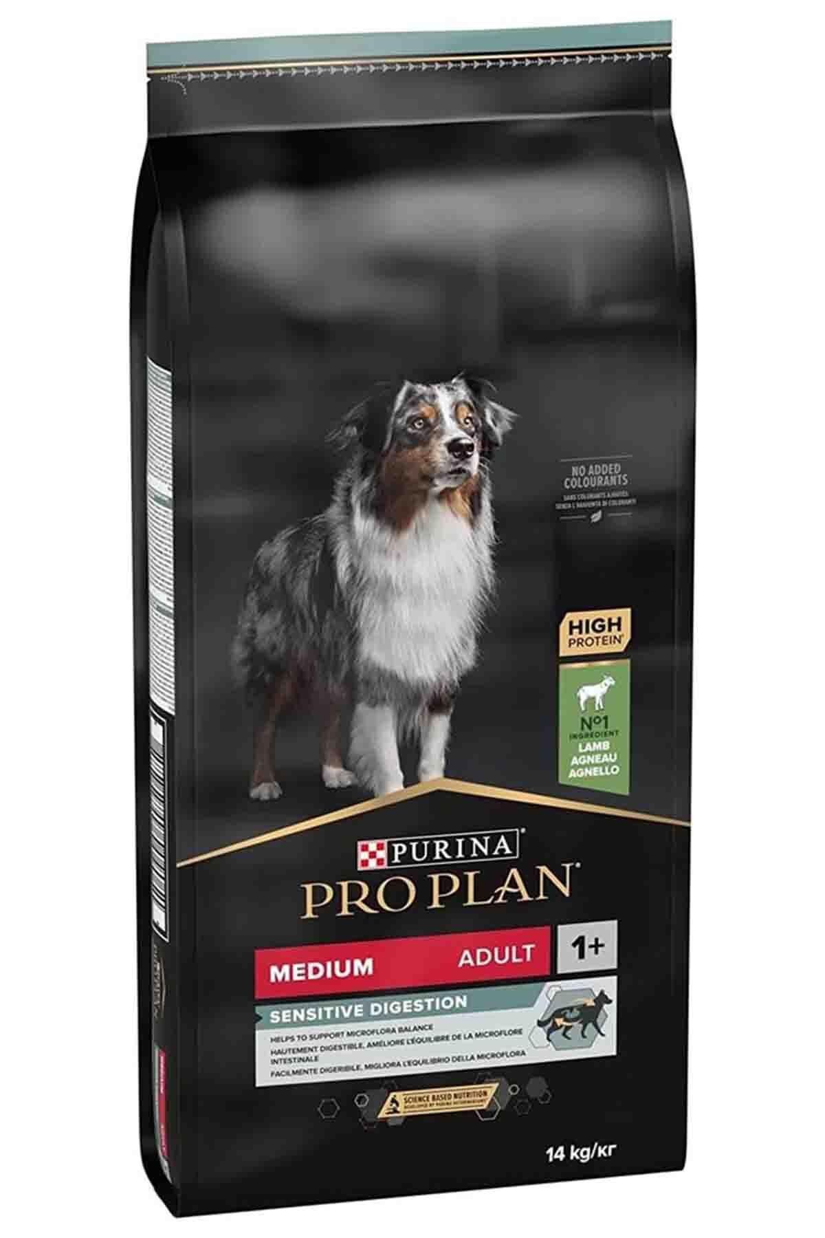 •	Pro Plan Medium Kuzu Etli Orta Irk Yetişkin Köpek Maması 14kg