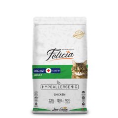 Felicia 12 Kg Yetişkin Tavuklu Az Tahıllı HypoAllergenic Kedi Maması