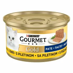 Gourmet Gold Kıyılmış Tavuklu Yetişkin Kedi Konservesi 85 Gr