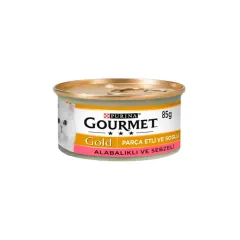 Gourmet Gold Parça Etli Soslu Alabalıklı ve Sebzeli 85 Gr