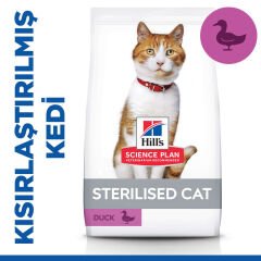 Hills Sterilised Kısırlaştırılmış Ördekli Kedi Maması 10 Kg