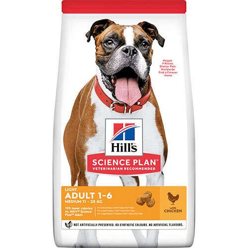 Hills Light Tavuklu Diyet Köpek Maması 2,5 Kg