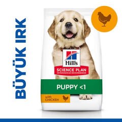 Hills Puppy Large Büyük Irk Tavuklu Yavru Köpek Maması 14,5 Kg