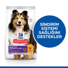 Hills Sensitive Stomach Skin Tavuklu Yetişkin Köpek Maması 2,5 Kg