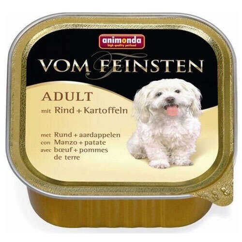 Animonda 82615 Vom Feinsten Sığır Etli ve Patatesli Köpek Yaş Maması 150 Gr
