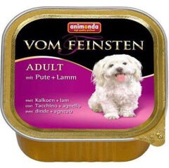 Animonda 82611 Vom Feinsten Hindi Yüreği Kuzu Etli Köpek Yaş Maması 150 Gr