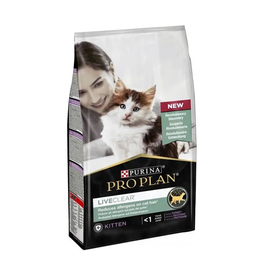 Pro Plan LiveClear Hindi Etli Yavru Kedi Maması 1,4 Kg